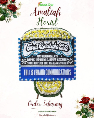 Papan Bunga Duka di Kedawung