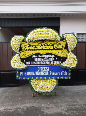 Papan Bunga Duka di Kedawung